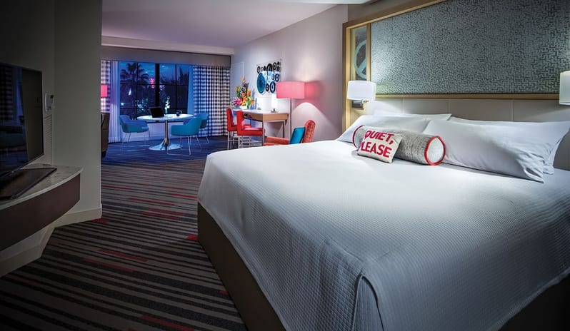 Hard Rock Hotel Universal Orlando -  King Suite Bed View